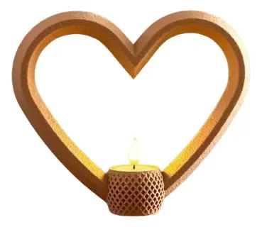 Portavela Corazones Para El Día De San Valentín (pack De 3) - Foto 3
