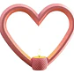 Portavela Corazones Para El Día De San Valentín (pack De 3) - Miniatura 4