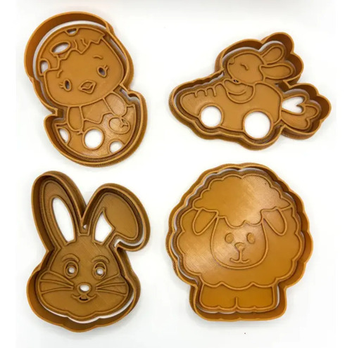 Cortadores De Galletas - Pascua (pack 4 Un)