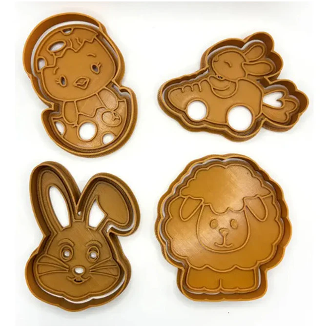Cortadores De Galletas - Pascua (pack 4 Un) 1