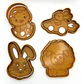 Cortadores De Galletas - Pascua (pack 4 Un) - Miniatura 1