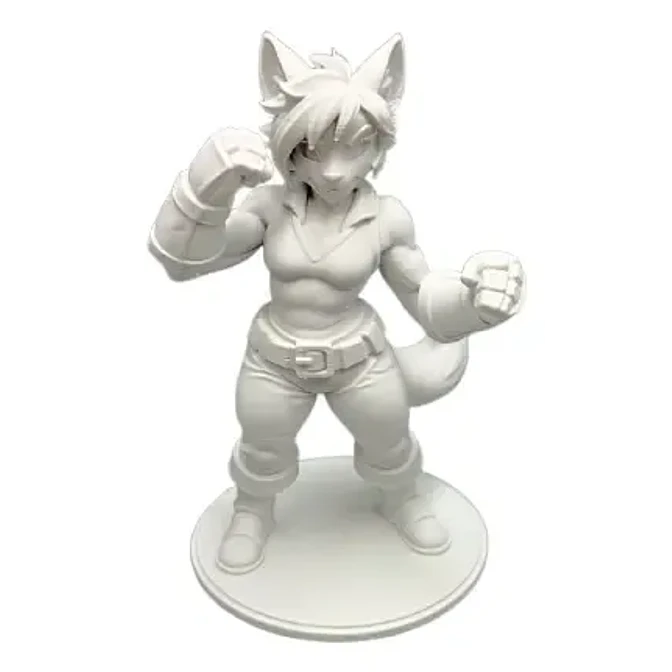 Feral Grace  Guerrera Furry Zorro Sexy 3