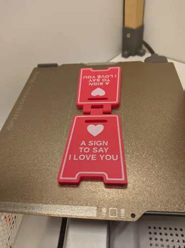 Cartel  Te Amo  De San Valentín