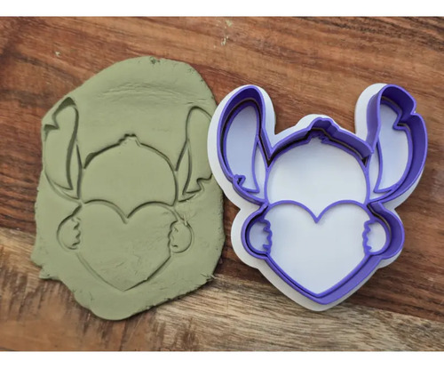 Stitch Amor San Valentín Cortador De Galletas