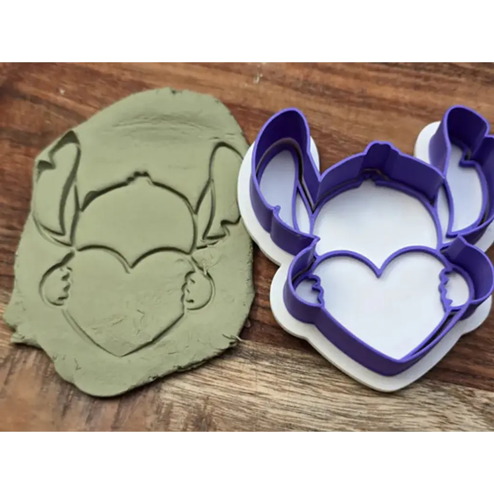 Stitch Amor San Valentín Cortador De Galletas 2
