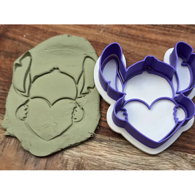Stitch Amor San Valentín Cortador De Galletas 2