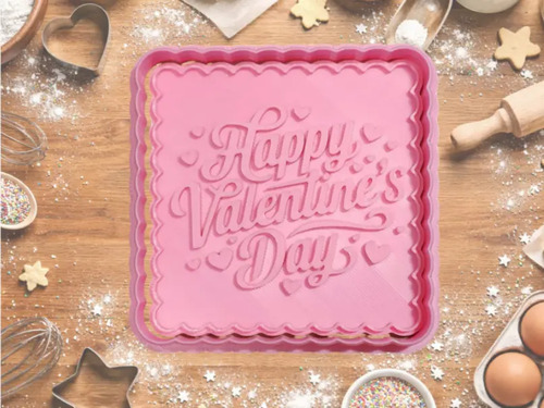 Cortador De Galletas De San Valentín Cuadrado