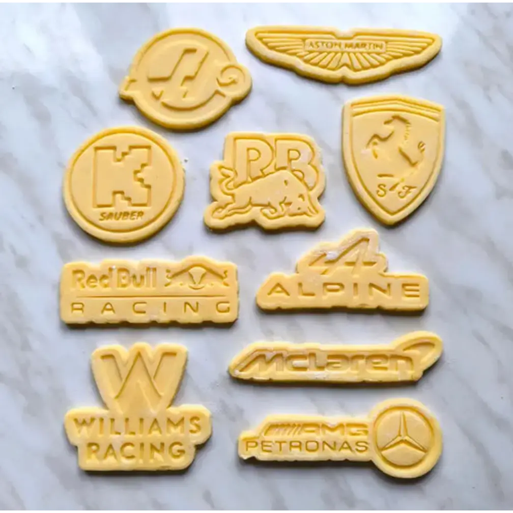 Cortadores De Galletas - Fórmula 1 (pack 10 Un) 3