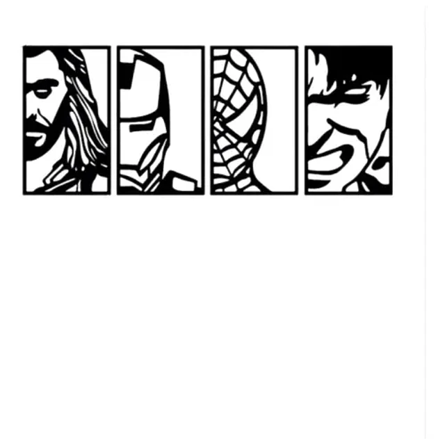 Decoración De Pared De Los Vengadores