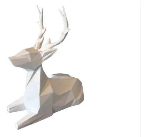 Escultura- Ciervo Geométrico