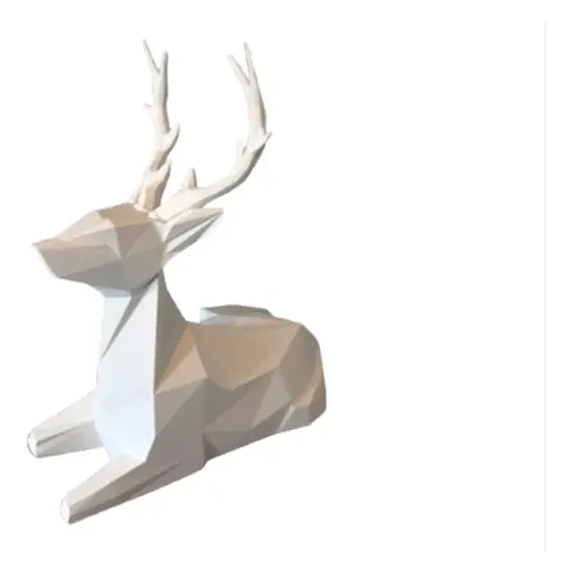 Escultura- Ciervo Geométrico