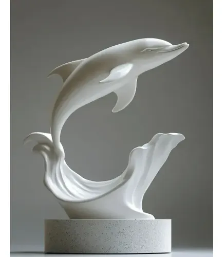 Escultura- Delfín Saltando - Foto 2
