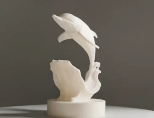 Escultura- Delfín Saltando - Foto 3