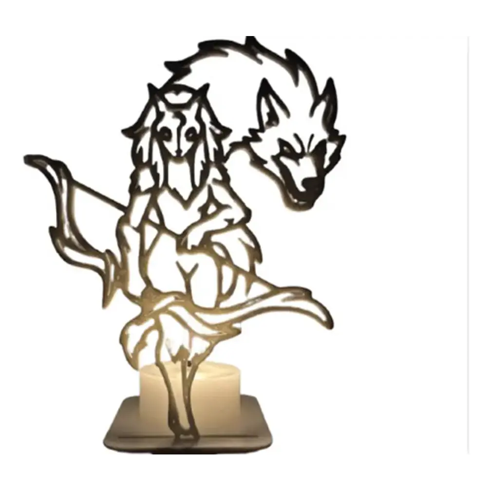 Portavelas Led- Kindred De League Of Legends (sin Vela) 1