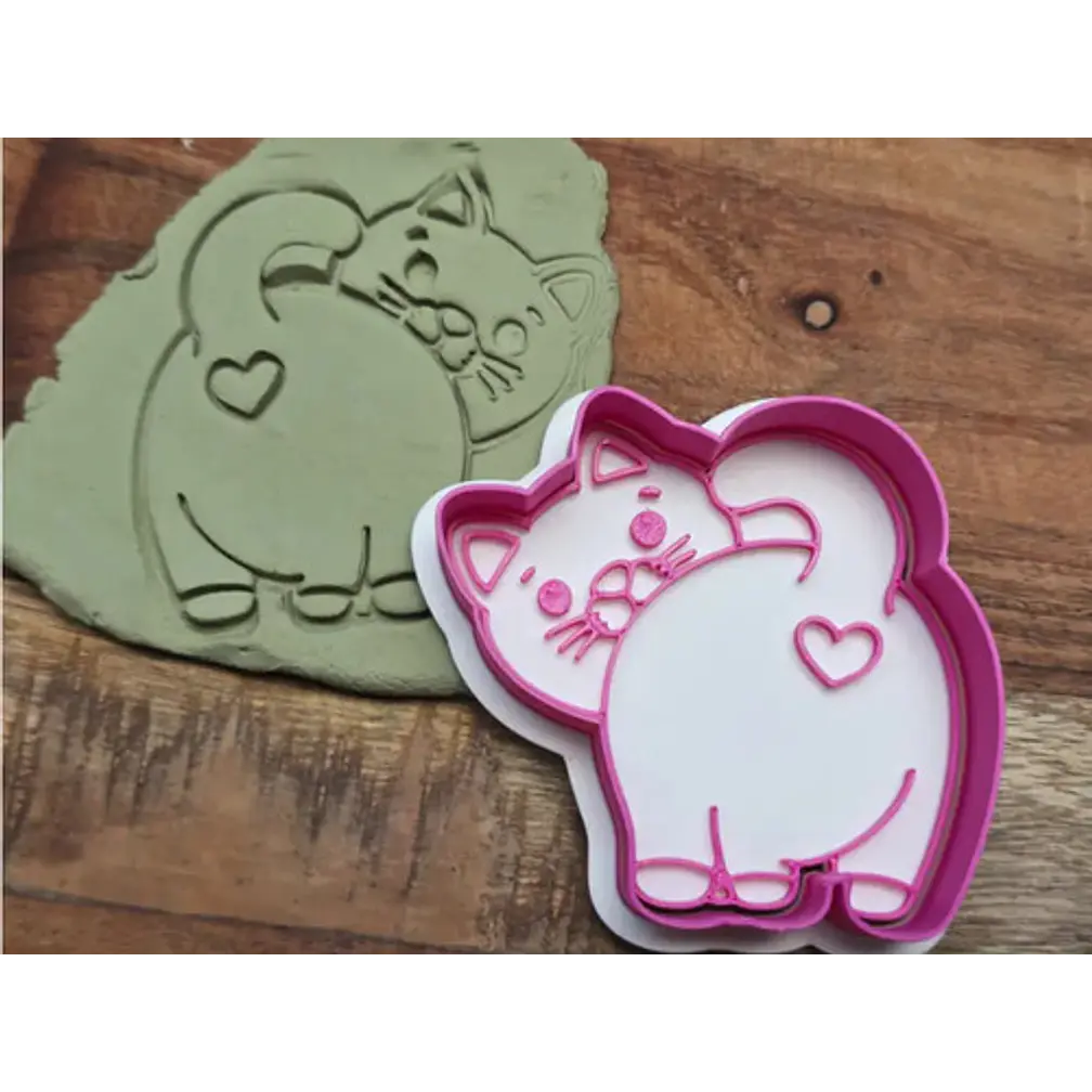 Cortador Y Sellador De Galletas De Amor De Gato 1