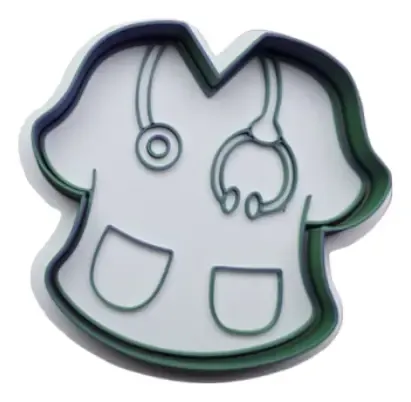 Cortador De Galletas De Uniforme Médico De Enfermera - Foto 2