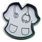 Cortador De Galletas De Uniforme Médico De Enfermera - Miniatura 2