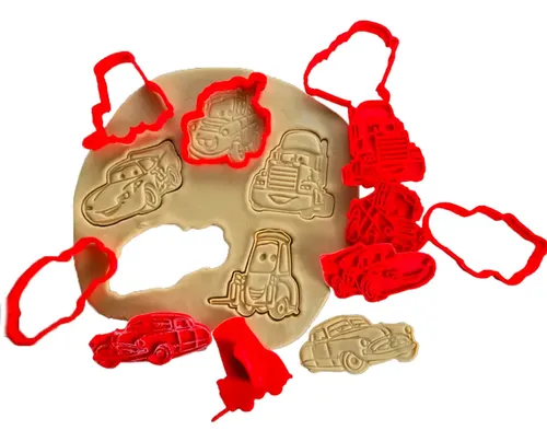 Cortadores De Galletas - Cars (pack 5 Un)