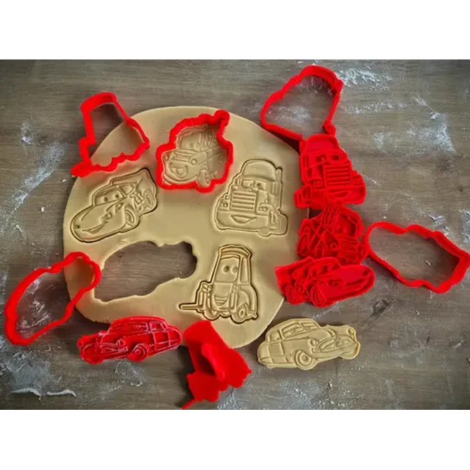 Cortadores De Galletas - Cars (pack 5 Un) 2