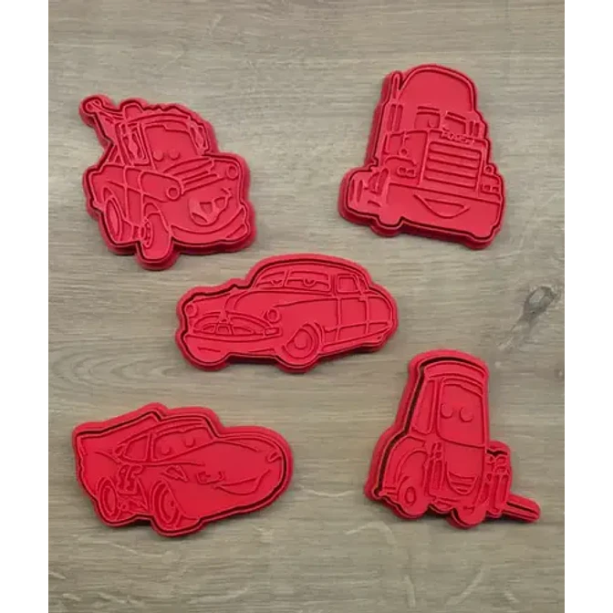 Cortadores De Galletas - Cars (pack 5 Un) 3