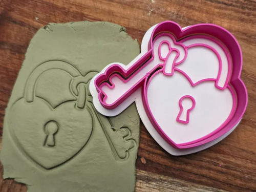 Sello Cortador De Galletas De San Valentín Candado