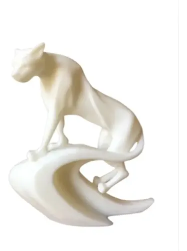 Escultura- Leopardo De La Selva