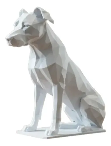 Escultura- Perro Geométrico