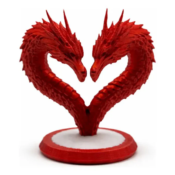 Escultura Corazón De Dragón 1