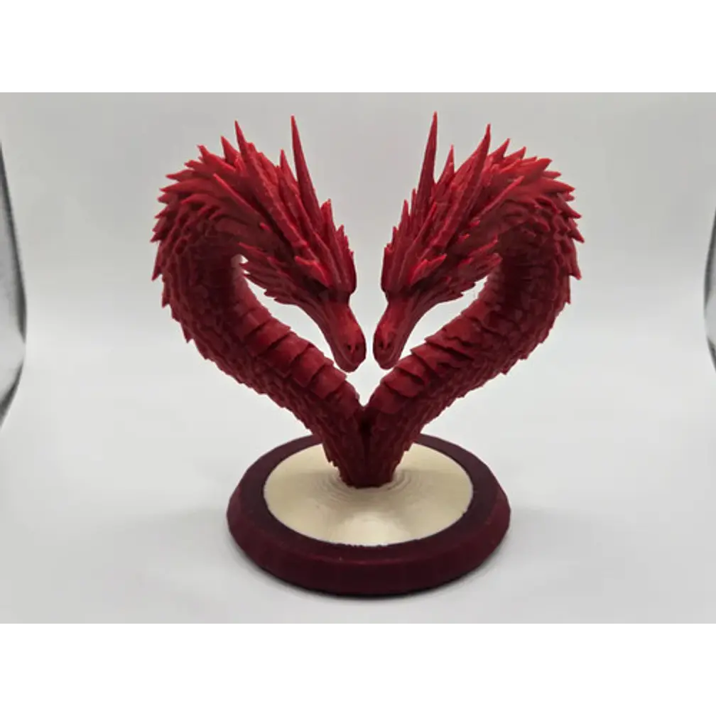 Escultura Corazón De Dragón 3