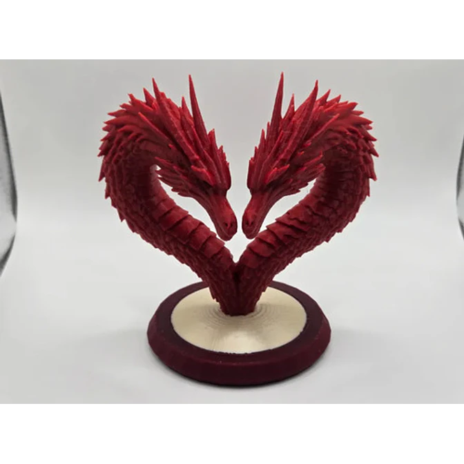 Escultura Corazón De Dragón 3
