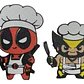Imanes Decorativos- Deadpool Y Wolverine Chef (pack De 2 Un) - Miniatura 1