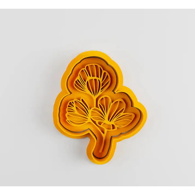 Cortador De Galletas Con Forma De Flores (pack 4 Un) 4