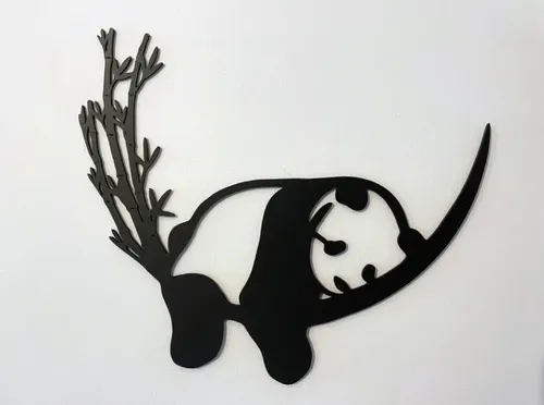 Decoración De Pared- Panda Durmiente