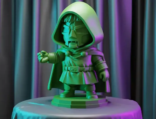 Figura Decorativa Chibi - Doctor Doom - Foto 2