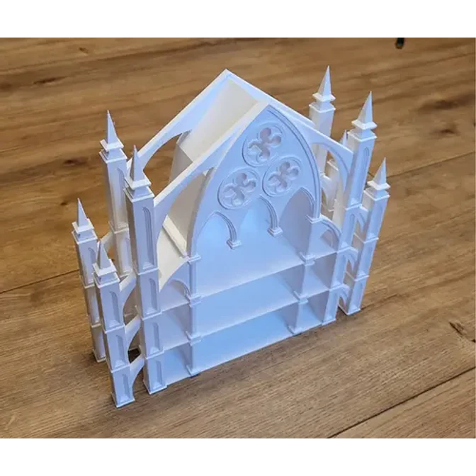 Estantería Gótica De Plástico Printpatro3d 31x23 Cm 2