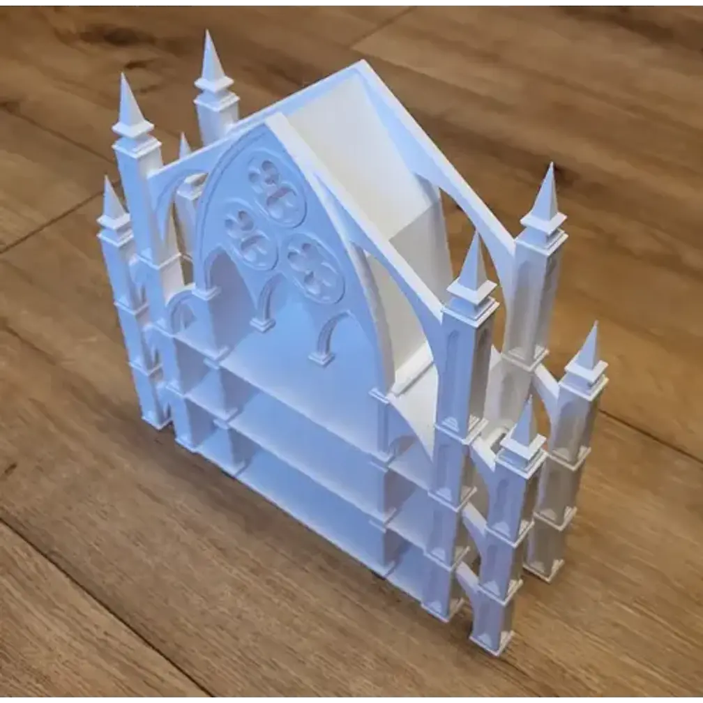 Estantería Gótica De Plástico Printpatro3d 31x23 Cm 3