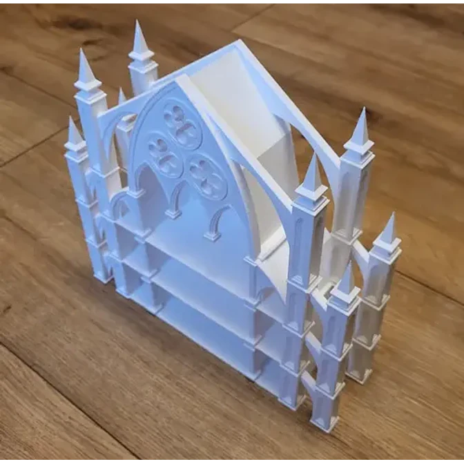 Estantería Gótica De Plástico Printpatro3d 31x23 Cm 3