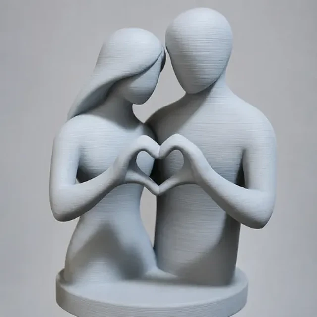 Escultura- Pareja De Enamorados