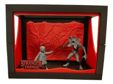 Diorama De Stranger Things  Eleven Y Demogorgon