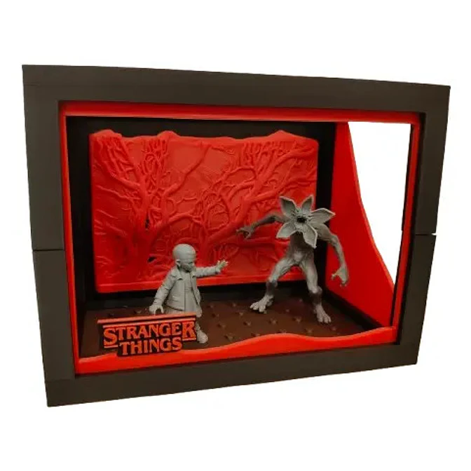 Diorama De Stranger Things  Eleven Y Demogorgon 2