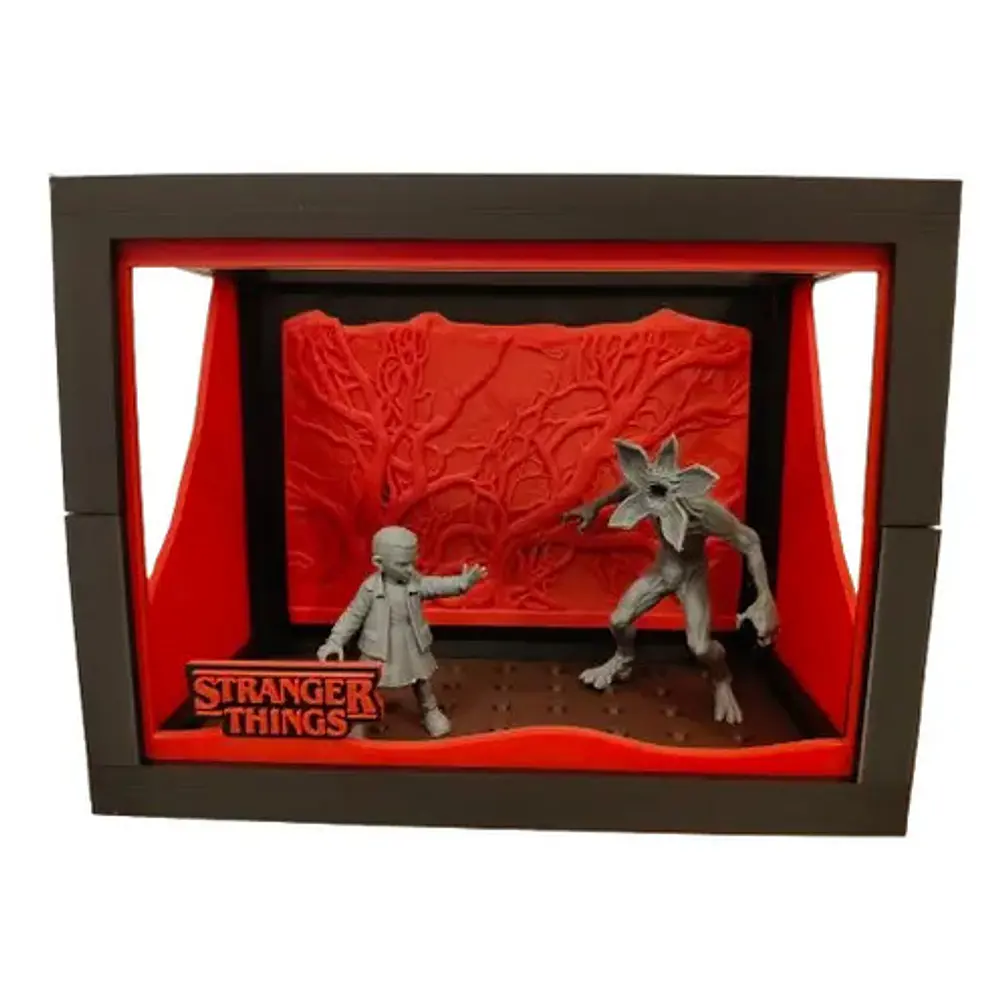 Diorama De Stranger Things  Eleven Y Demogorgon 4