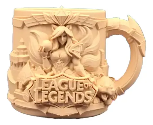 Adorno Para Taza - Funda Ahri League Of Legends