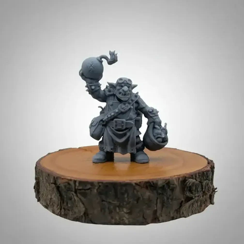 Figura En Miniatura Prints Patro Goblin Zapador 1