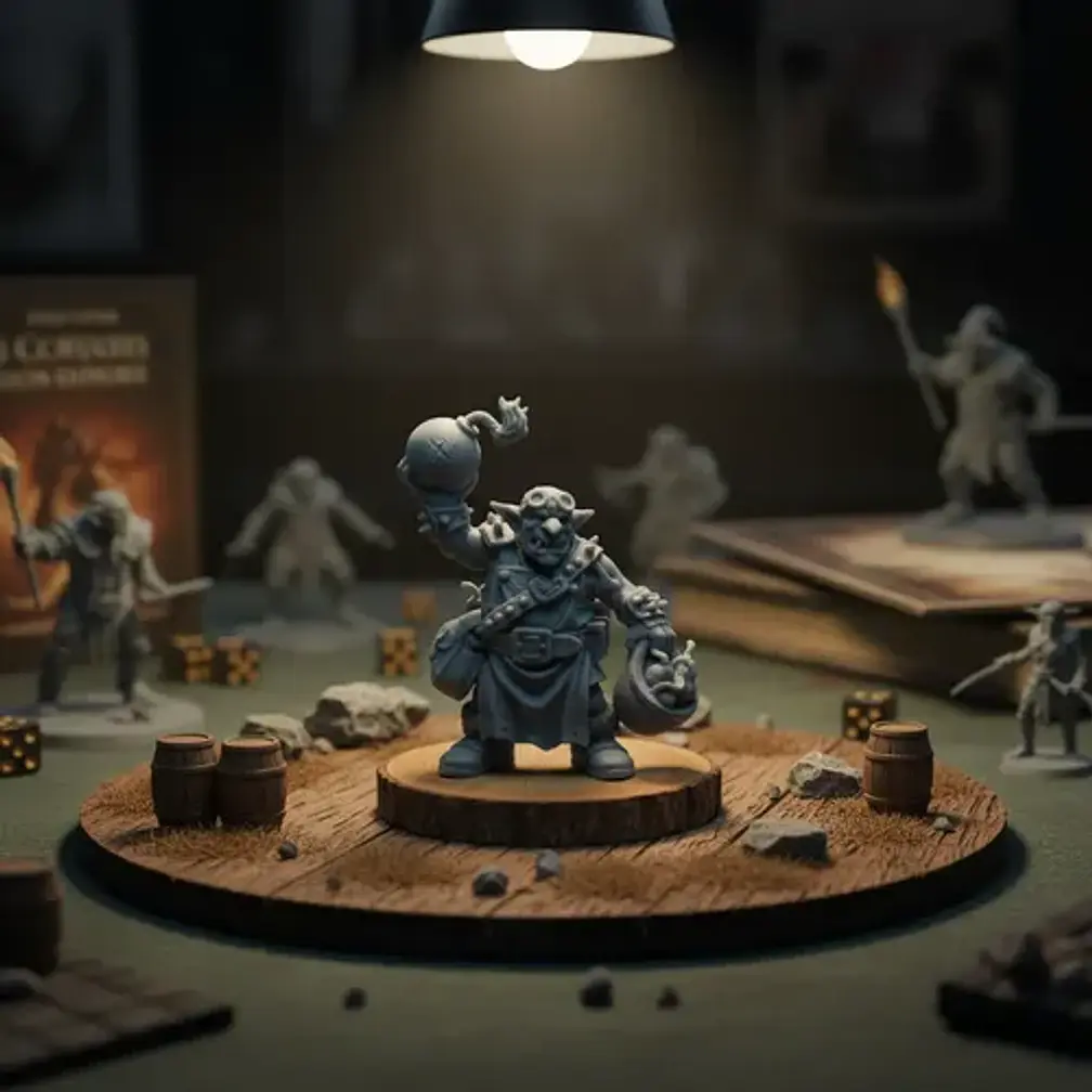 Figura En Miniatura Prints Patro Goblin Zapador 2