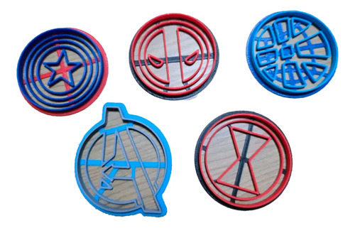 Cortadores De Galletas - Héroes (pack 5 Un)