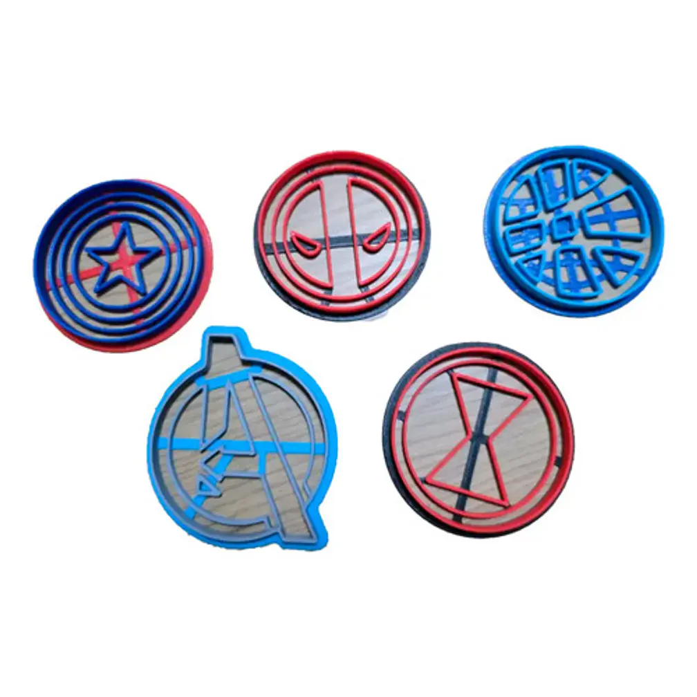 Cortadores De Galletas - Héroes (pack 5 Un) 1
