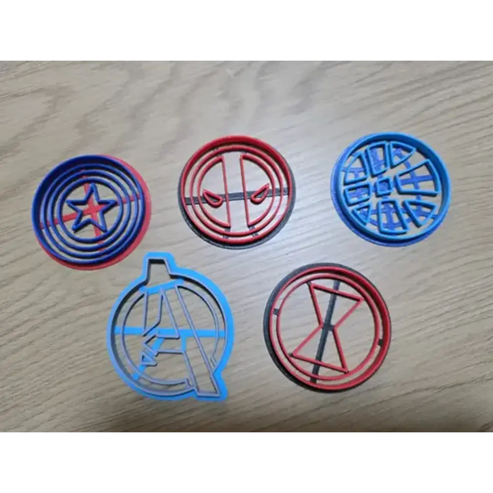 Cortadores De Galletas - Héroes (pack 5 Un) 2