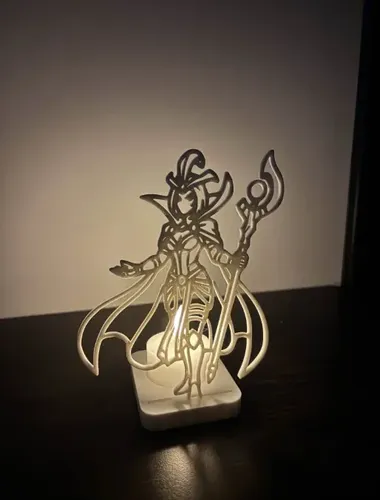 Portavelas Led- Le Blanc De League Of Legends (sin Vela)