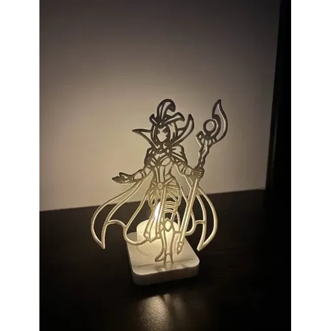 Portavelas Led- Le Blanc De League Of Legends (sin Vela) 1