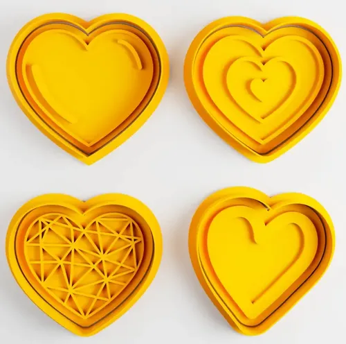 Cortadores De Galletas En Forma De Corazón (pack 4 Un) - Foto 2
